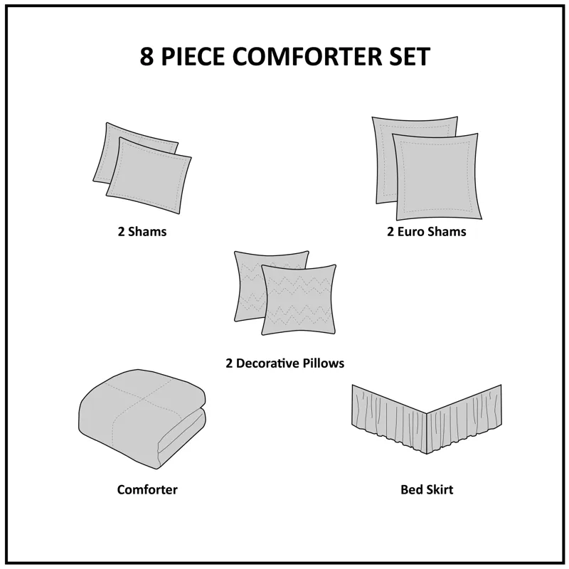 510 Design Shawnee 8 Piece Comforter Set