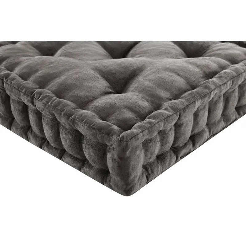 Intelligent Design Azza Poly Chenille Square Floor Pillow Cushion