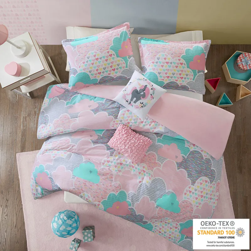 Urban Habitat Kids Cloud Cotton Printed Duvet Cover Set