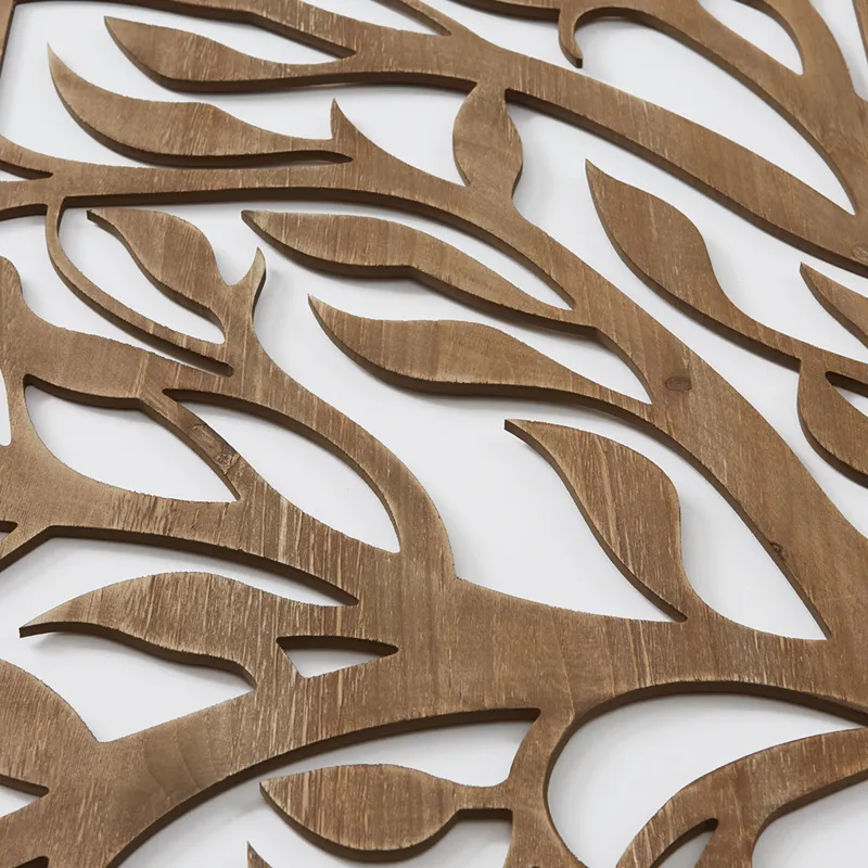 Madison Park Birch Botanical Two-tone Wood Panel Wall Décor Set