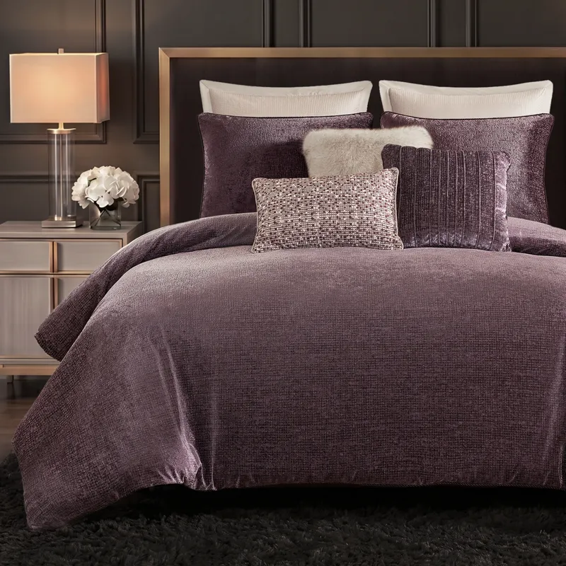 Madison Park Signature Sterling Embroidery Oversized Duvet Style Comforter Set