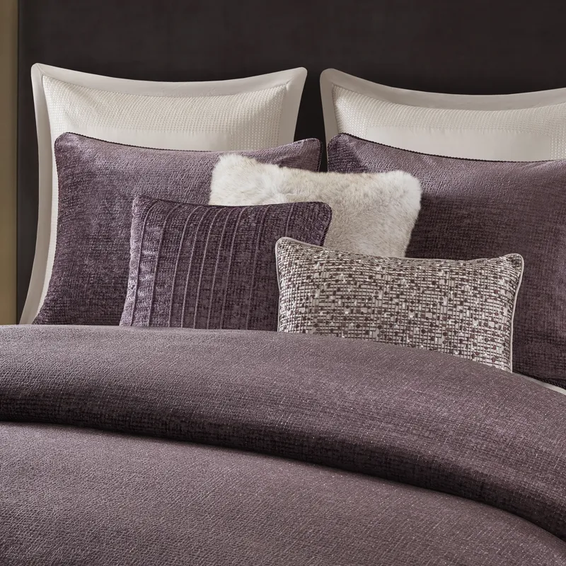 Madison Park Signature Sterling Embroidery Oversized Duvet Style Comforter Set