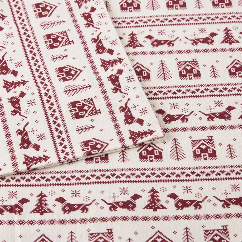 True North by Sleep Philosophy Cozy Cotton Flannel Printed Sheet Set