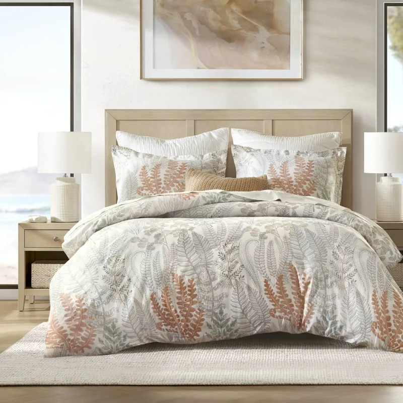 Harbor House Botanical 100% Cotton Sateen Duvet Cover Set