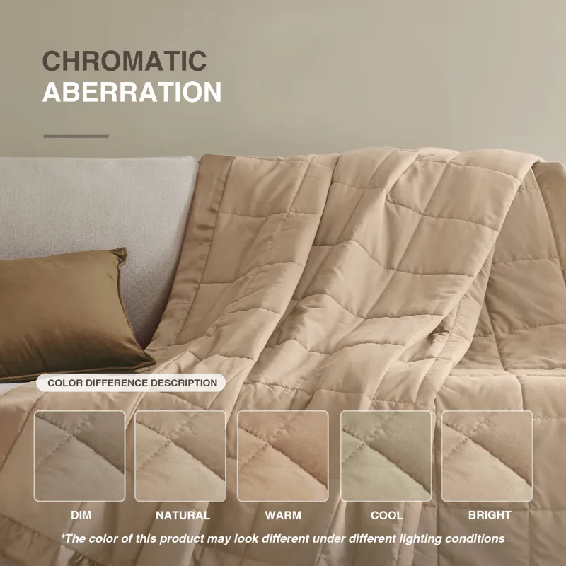 Madison Park Windom Lightweight Down Alternative Blanket with Satin Trim