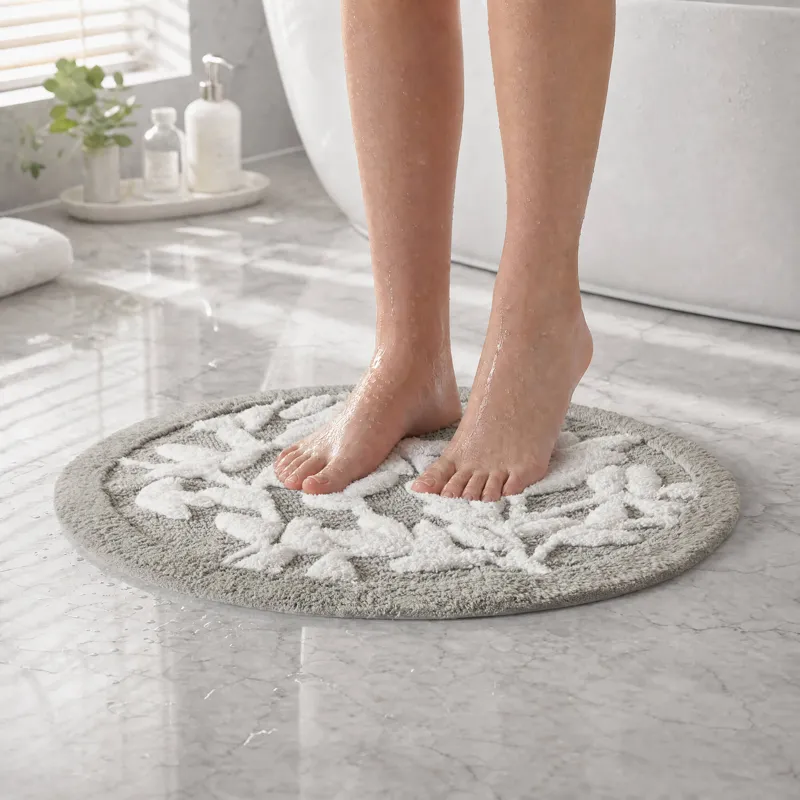 Madison Park Serene Cotton Tufted Bath Rug