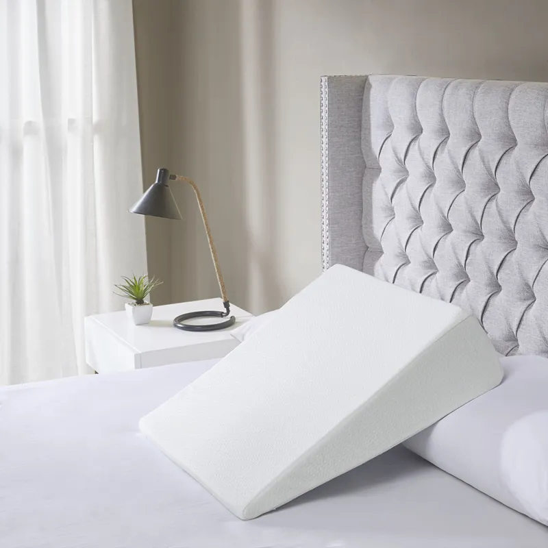 Memory Foam Wedge Pillow - White