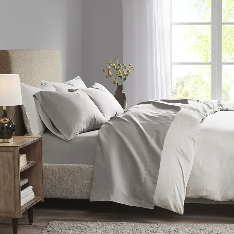 Madison Park Luxurious Brushed Microfiber Deep Pocket Sheet Set