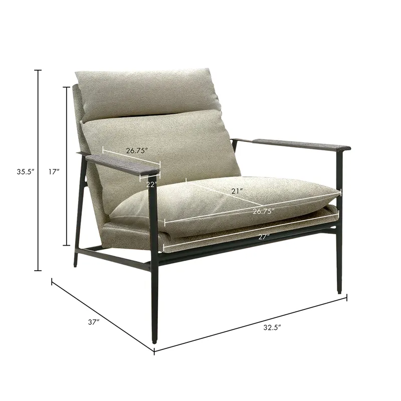 Monte Accent Chair - Beige
