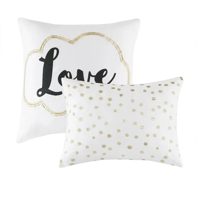 Intelligent Design Raina Metallic Printed Comforter Set