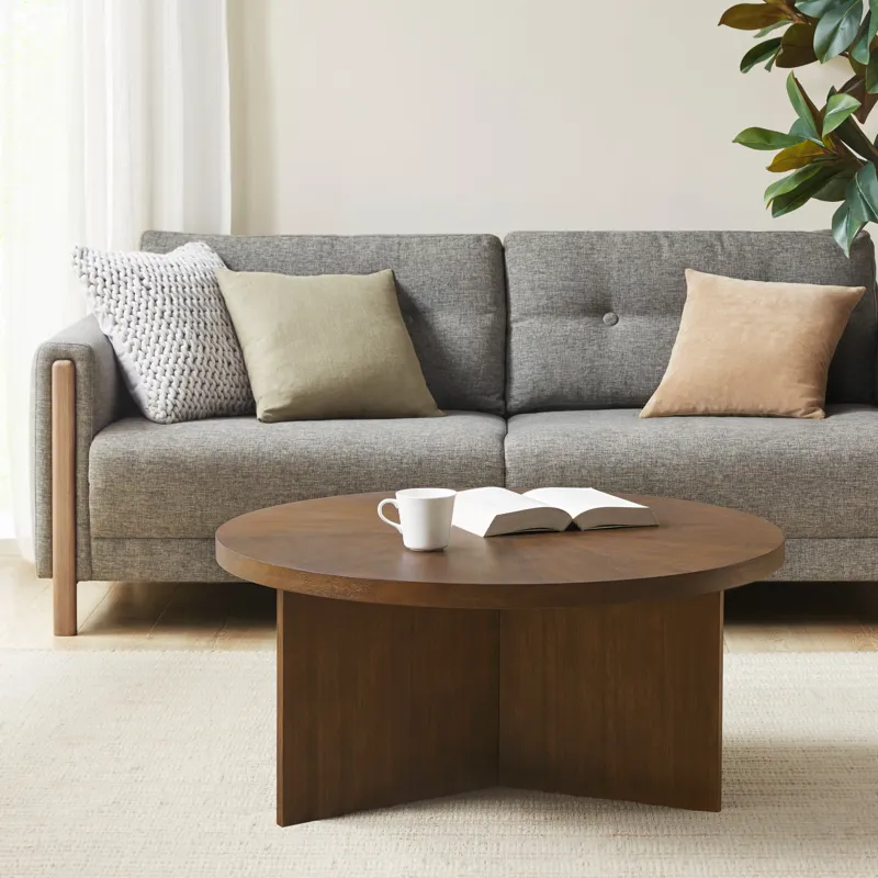 Sadie Round Coffee table - Brown