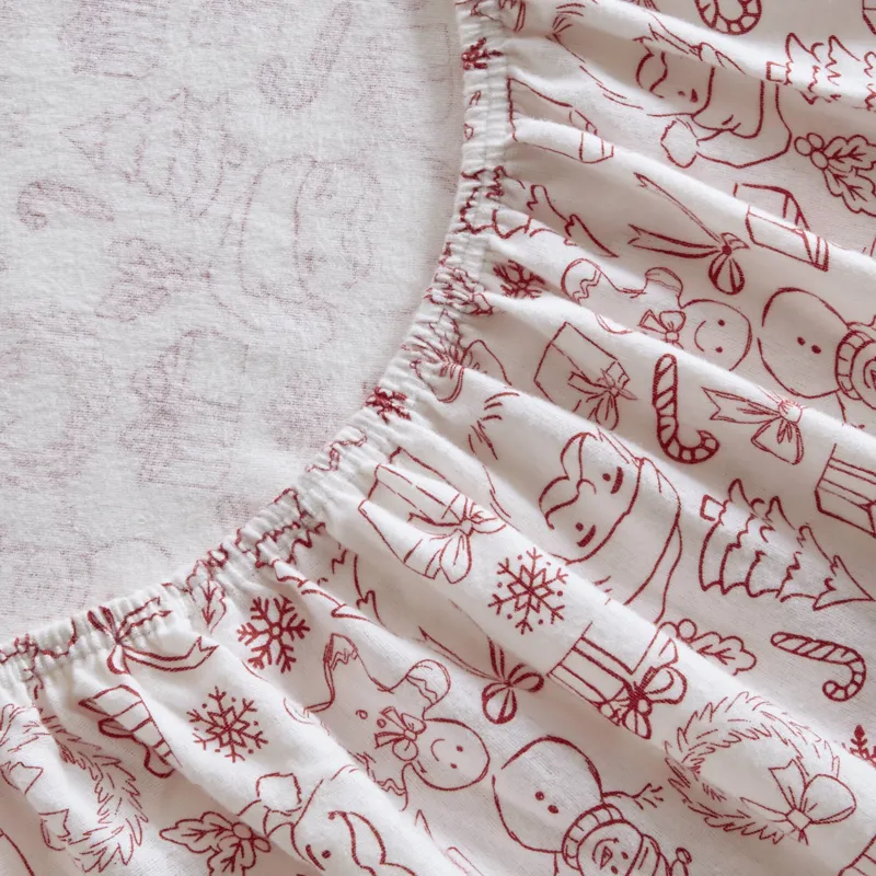 Intelligent Design Cozy Soft Cotton Flannel Printed Sheet Set