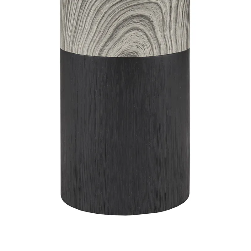 Nicolo Textured Ceramic Table Lamp - Black