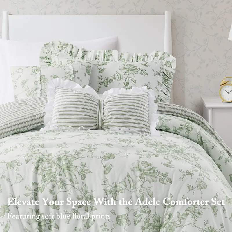 Madison Park Essentials Adele Comforter Set with Decorative Pillows