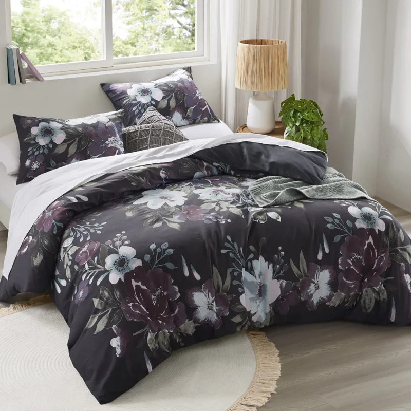 Madison Park Jolene 3 Piece Cotton Duvet Cover Set