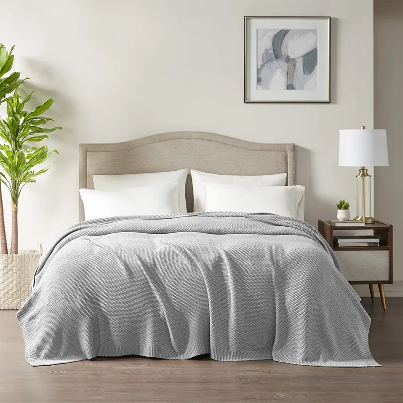 INK+IVY Bree Knit Blanket