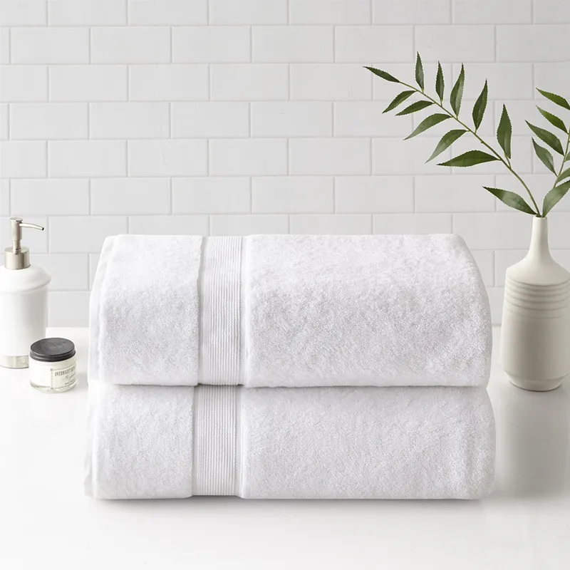 Madison Park Signature 800GSM 100% Cotton Bath Sheet 2 Piece Set