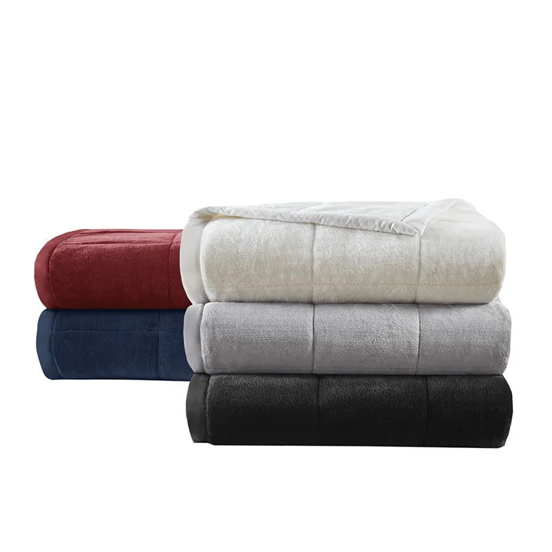 Coleman Full/Queen Reversible HeiQ Smart Temperature Down Alternative Blanket - Ivory