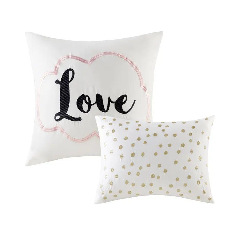 Intelligent Design Raina Metallic Printed Comforter Set