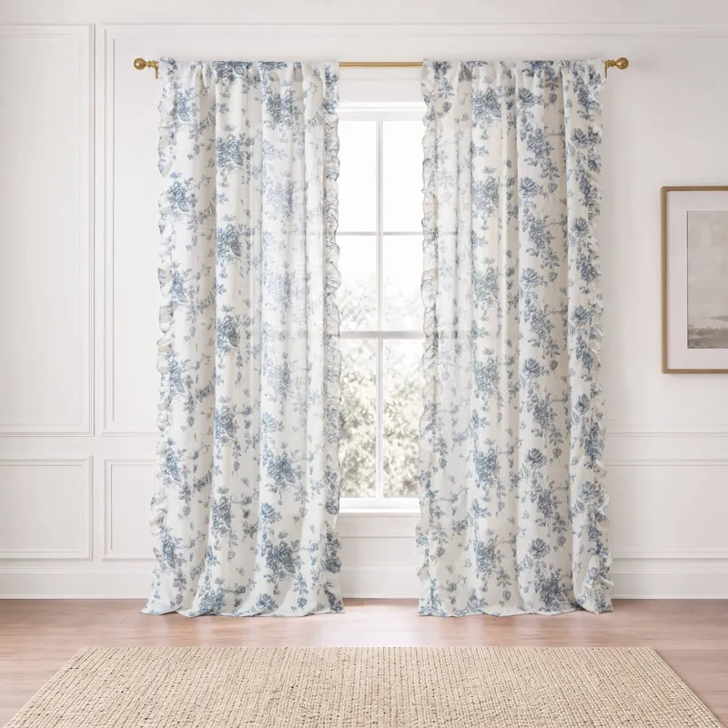 Madison Park Adele Ruffle Window Panel