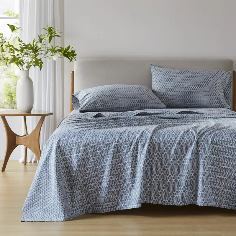 510 Design 144 Thread Count Cotton Printed Sheets