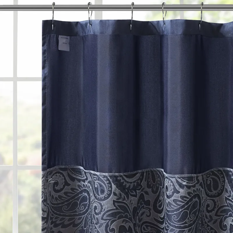 Madison Park Aubrey Jacquard Shower Curtain