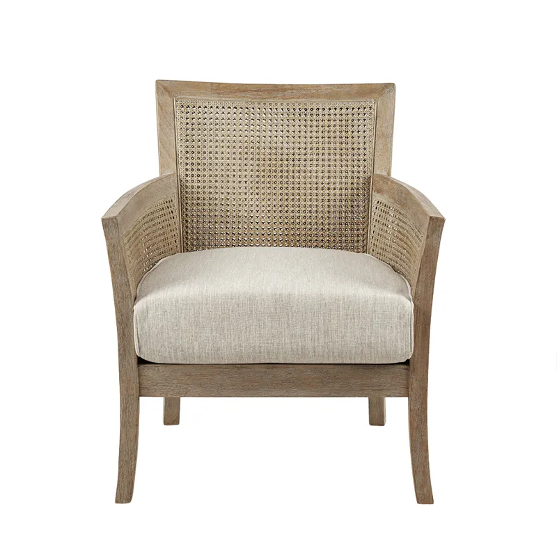 Diedra Cane Armchair - Cream/Reclaimed Natural