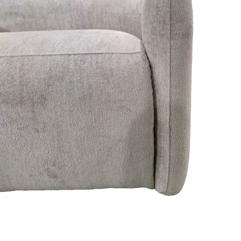 Ava Power Modern Recliner - Light Grey