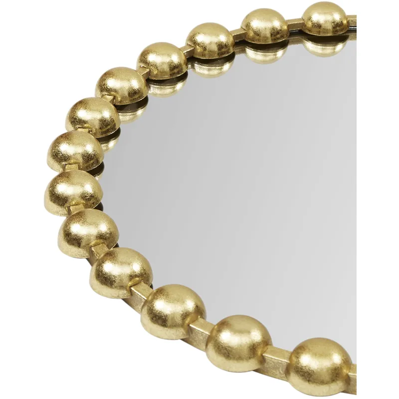 Madison Park Signature Marlowe 24X36 Arch Beaded Wall Mirror - Gold