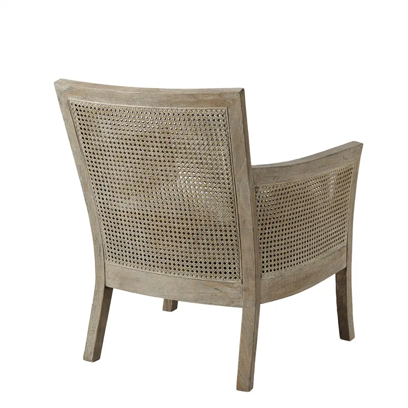 Diedra Cane Armchair - Cream/Reclaimed Natural