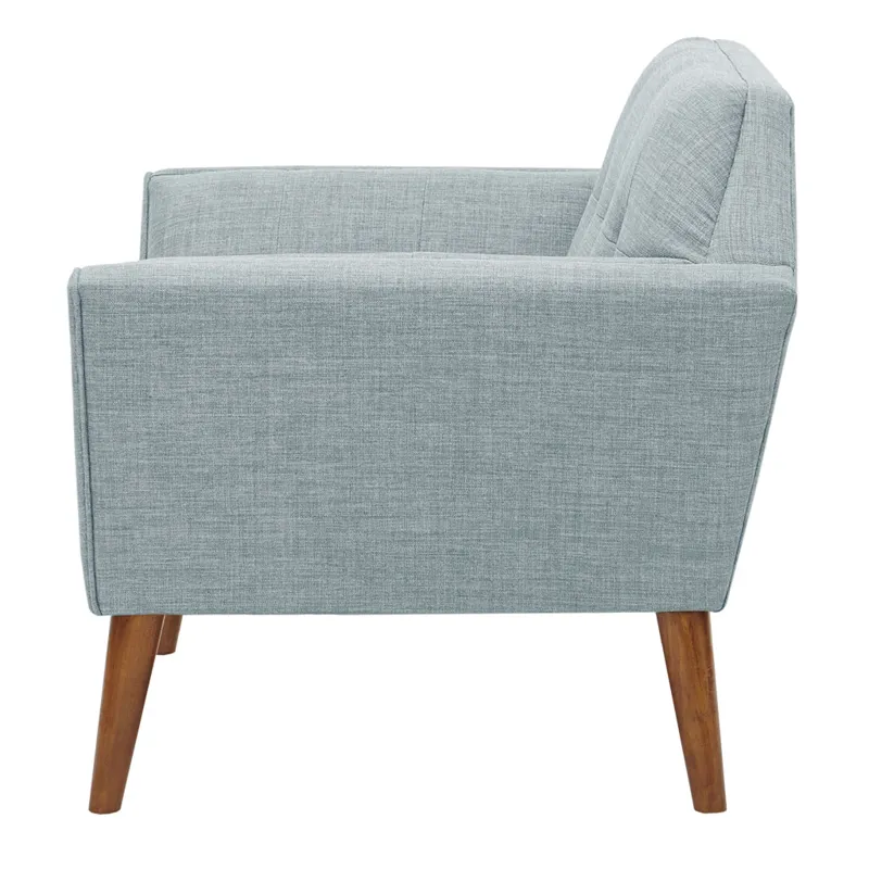 Newport Newport Wide Mid-Century Modern Lounge Chair - Light Blue