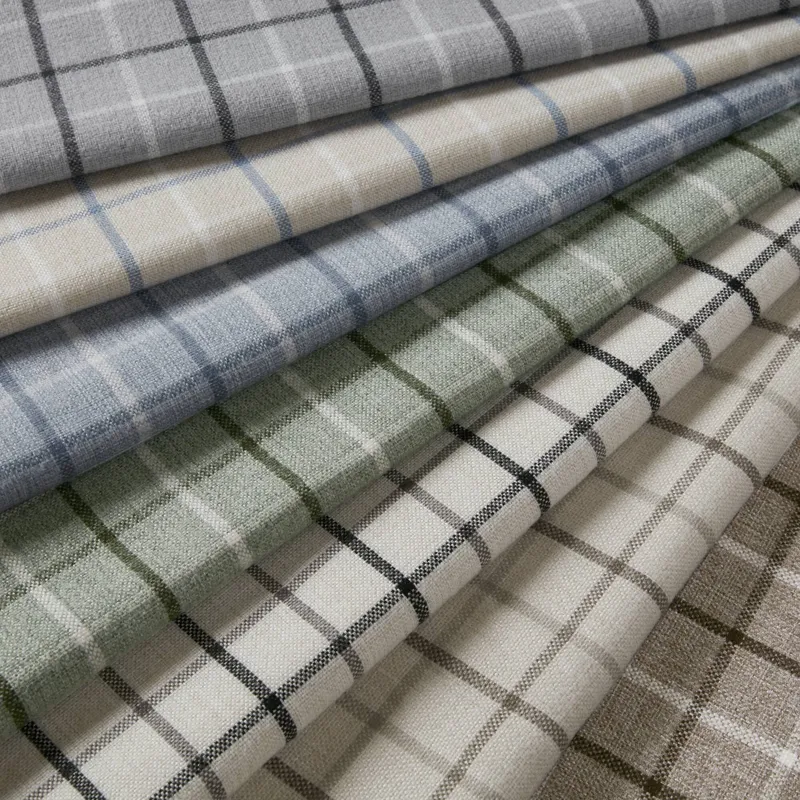 Anaheim Plaid Rod Pocket and Back Tab Curtain Panel with Fleece Lining - Black