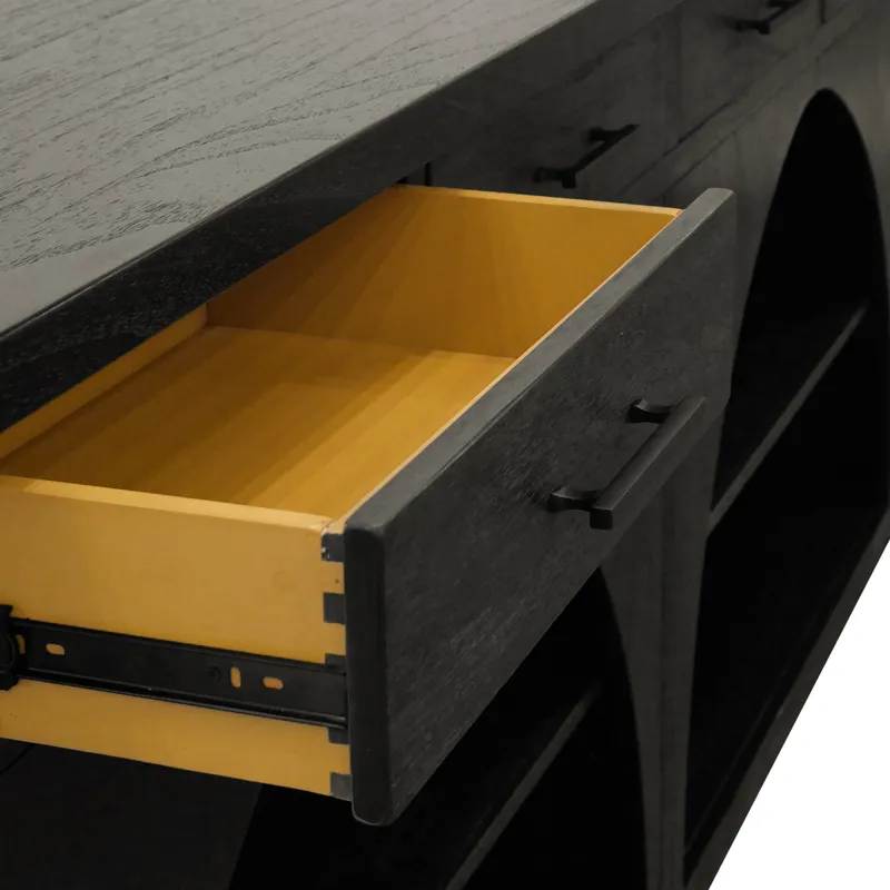 Grayson Highboard - Black/Grey