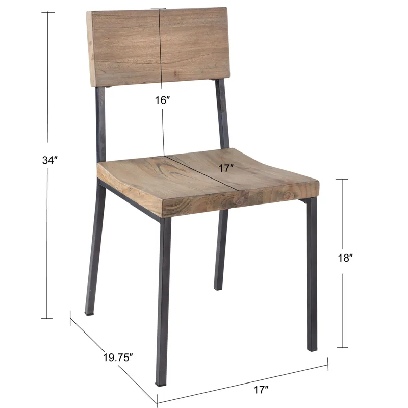 Tacoma Dining Chair (Set of 2) - Grey