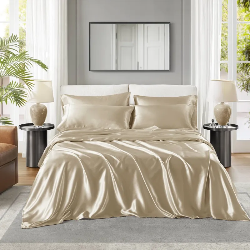 Madison Park Essentials Satin Luxury Sheet Set