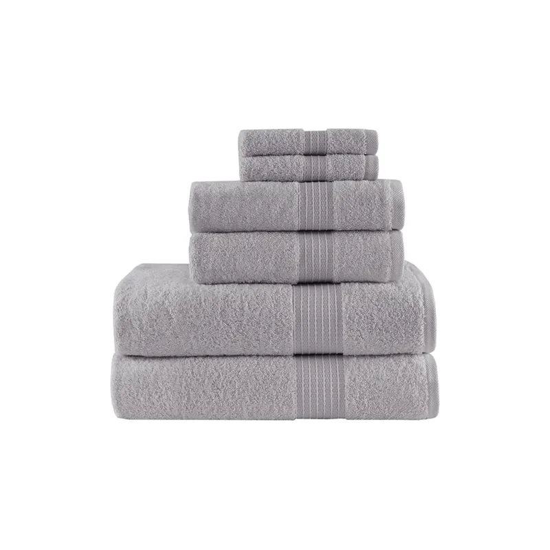 Madison Park Organic 6 Piece Organic Cotton Towel Set