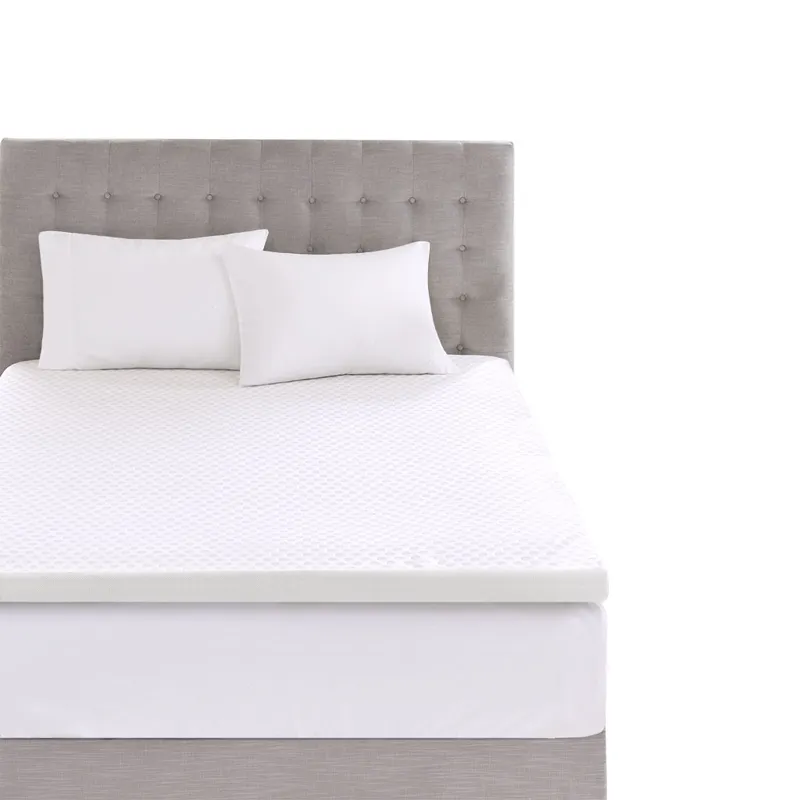 3\" Gel Memory Foam with Cooling Cover King Hypoallergenic 3\" Cooling Gel Memory Foam Mattress Topp