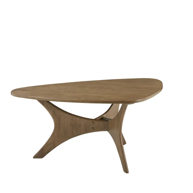 Blaze Triangle Wood Coffee table - Light Brown