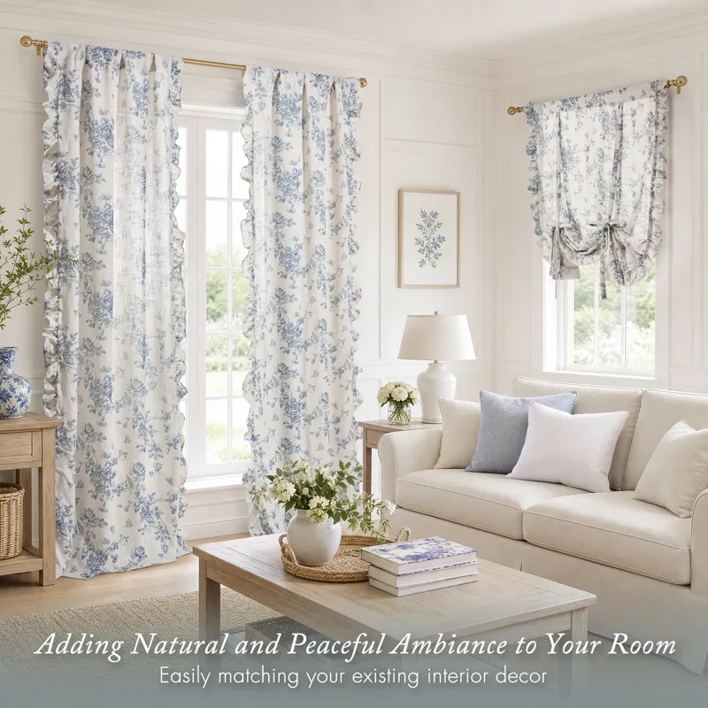 Madison Park Adele Ruffle Window Panel