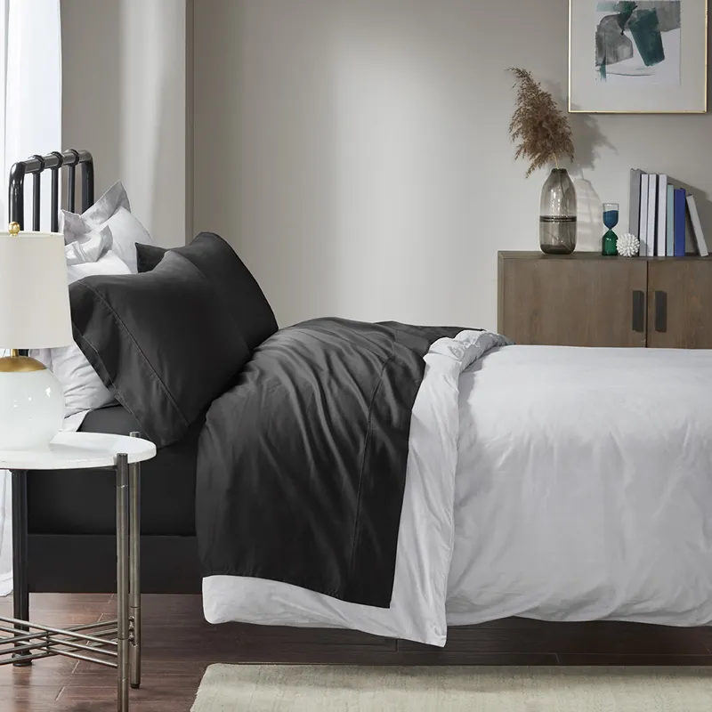 Madison Park 1500 Thread Count Cotton Blend 4 PC Sheet Set