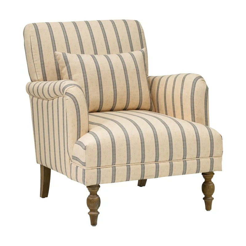Amanda Accent Chair - Linen/Blue