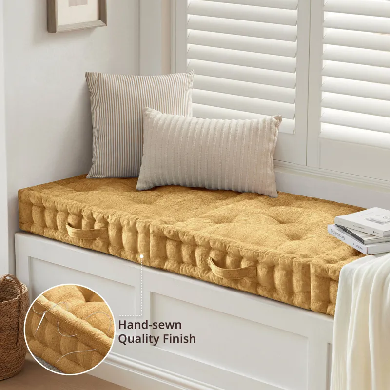 Intelligent Design Azza Poly Chenille Square Floor Pillow Cushion