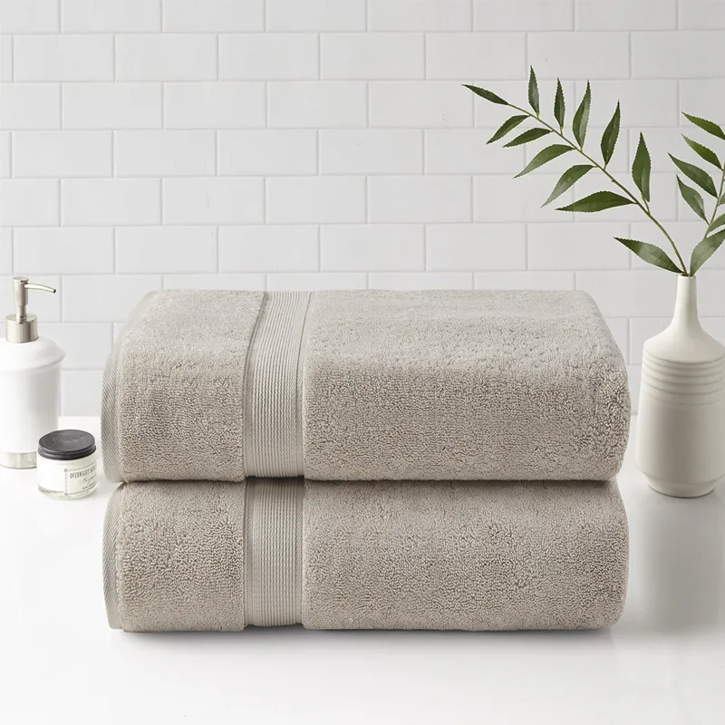 Madison Park Signature 800GSM 100% Cotton Bath Sheet 2 Piece Set