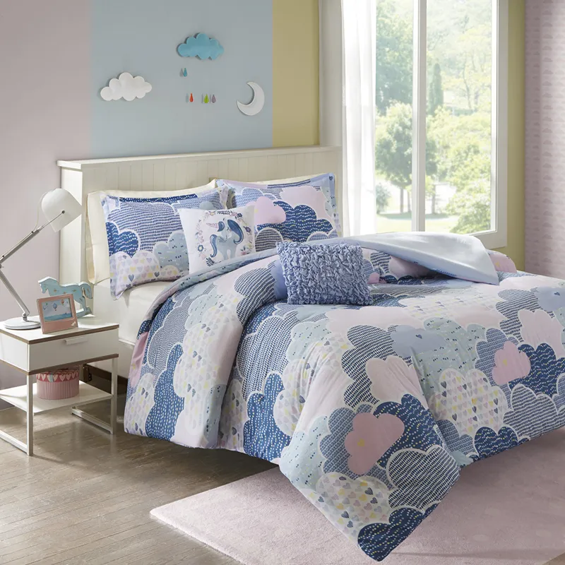 Urban Habitat Kids Cloud Cotton Printed Duvet Cover Set