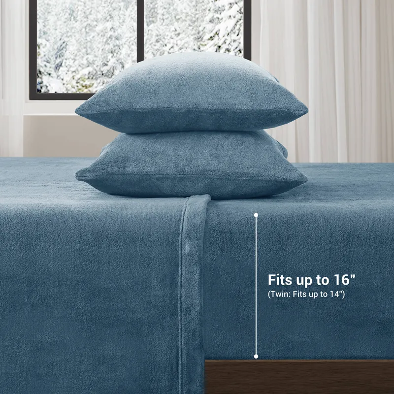 True North by Sleep Philosophy Soloft Plush Micro Plush Sheet Set