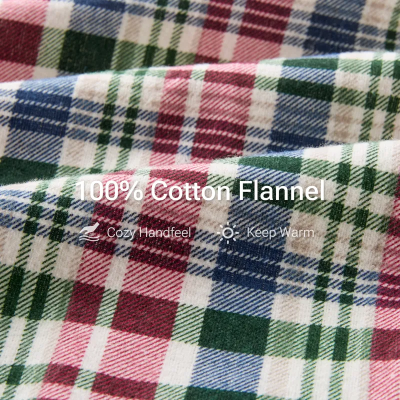 True North by Sleep Philosophy Cozy Cotton Flannel Printed Sheet Set