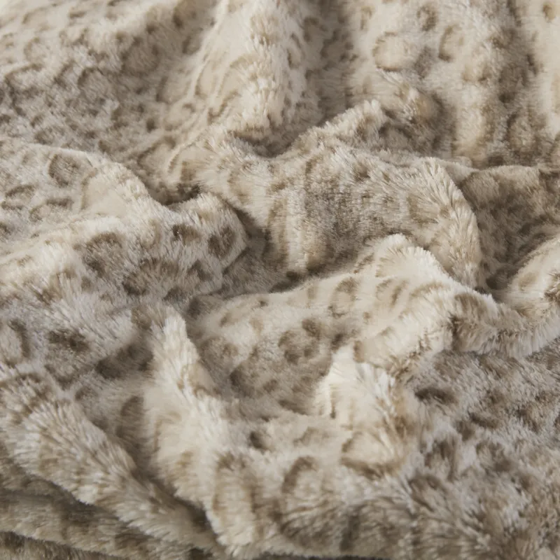 Madison Park Zuri Faux Fur Throw