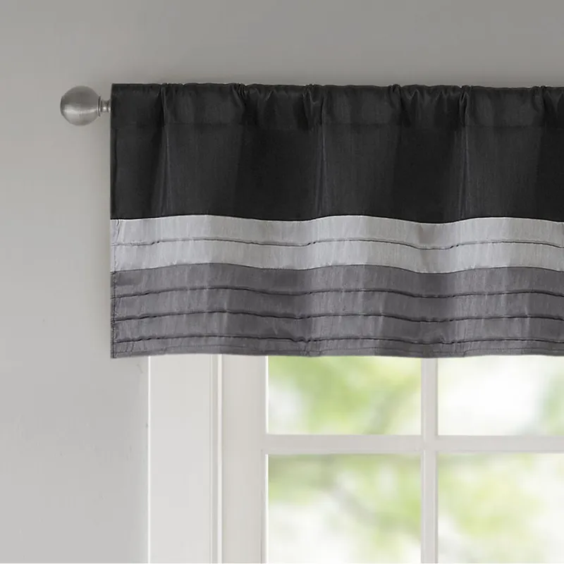 Madison Park Amherst Polyoni Pintuck Window Valance