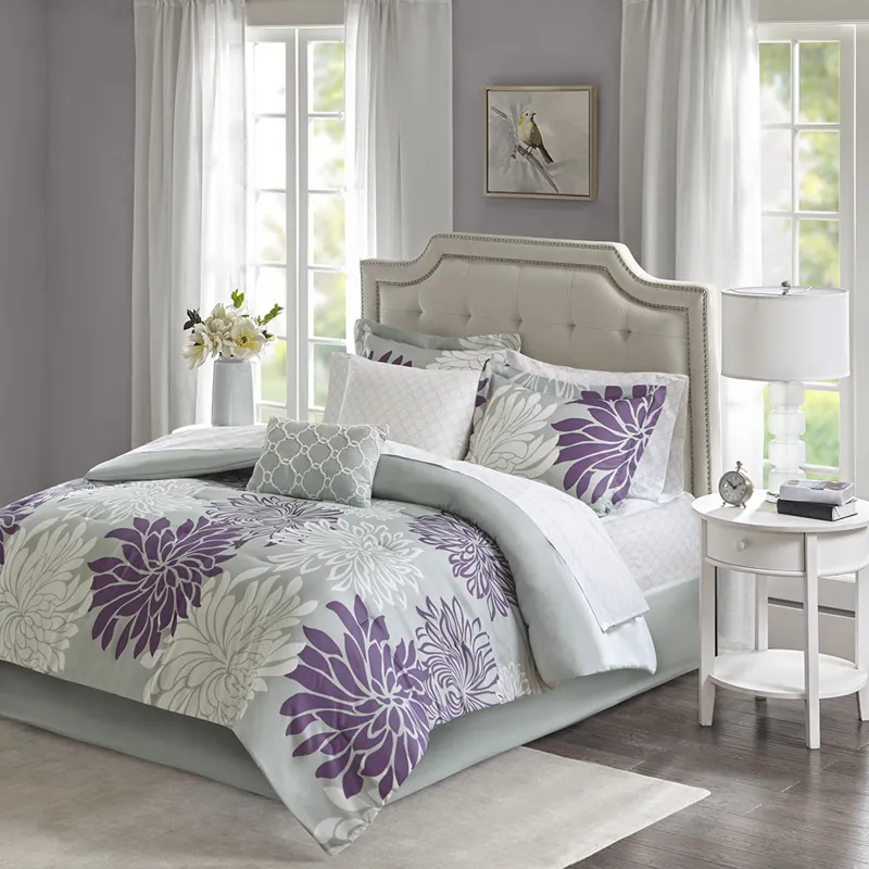 Madison Park Essentials Maible Comforter Set with Cotton Bed Sheets