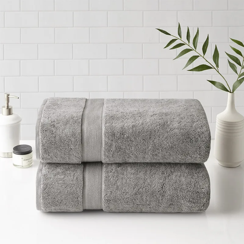 Madison Park Signature 800GSM 100% Cotton Bath Sheet 2 Piece Set